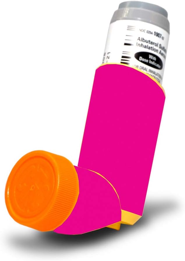 MightySkins Skin för Proventil HFA Asthma Inhaler - Solid Lavender | Skyddande, hållbar och unik Vinyl Decal wrap Cover | Lätt att tillämpa, ta bort och ändra stilar | Tillverkad i USA