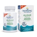 Nordic Naturals Algae DHA - 90 Soft Gels - 500 mg Omega-3 DHA - Certified Vegan Algae Oil - Plantbaserad DHA - Brain, Eye & Nervous System Support - Non-GMO - 45 Servings