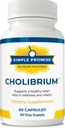 Enkelt löfte - Cholibrium - Mushroom Supplement med Lions Mane - Hjärt- och kolesterolsupport, 60 kapslar