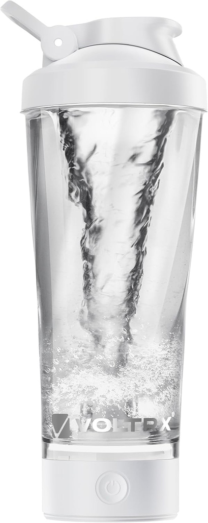 VOLTRX Premium Electric Protein Shaker Bottle, Made with Tritan - BPA Free - 24 oz Vortex Portable Mixer Cup / USB Rechargeable Shaker Cups för Protein Shakes