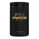 PWDRS Pre-Workout Powder, All Natural Pre Workout för energi, pump, uthållighet och styrka, med koffein (Sour Gummy)