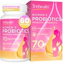 70 miljarder CFUs Vaginal Probiotics, PH Balance med Probiotic & Prebiotic & D-Mannose, Women Probioticos för Odor & Flora, Yeast, vag, Urinary Health, GMO-Free, 60 Days Supply