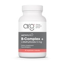 MethylPro B-Complex + L-Methylfolate 5 mg - Metylerad vitamin B-komplex för kvinnor och män, cellulärt energistöd med folat, Niacin och Biotin, VIT B-tillskott - 30 Vegan kapslar