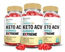 (3 Pack) Speedy Keto ACV Gummies Extreme 2000MG Speedy Keto Gummies Advanced Formel Apple Cider Vinegar med Pomegranate Beet Juice Powder B12 Vegan Non GMO 180 Gummys