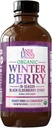 Andi Lynns Winterberry Black Elderberry Syrup - Inkluderar Black Elderberries, Cinnamon, Ginger, Honey & Lemon - Immune Support för hela familjen - Organic & Great Tasting Syrup 4oz