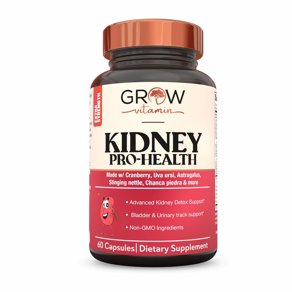 öka vitamin Premium Kidney Cleanse Supplement - Kraftfull njurstöd Formel med Cranberry Extract hjälper till att stödja hälsosamma njurar och urinvägsstöd - 60 vegetariska kapslar