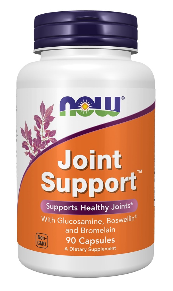 NOW Foods Supplements, Joint SupportTM med Glucosamine, Boswellin® och Sea Cucumber, 90 Capsules