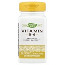 Nature's Way Vitamin B-6 Supplement, Cellular Energy Support*, 50 mg per portion, 100 kapslar