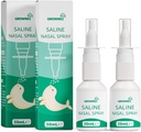 GROWNSY Baby Saline Nasal Spray, 2 PCS Natural Nasal Spray med Xylitol, Non-Alcoholic, Instant Relief of Nasal Congestion och Daily Care
