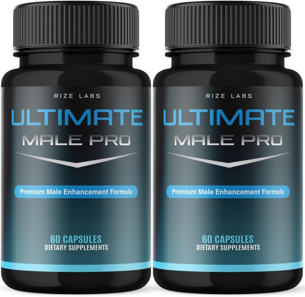 (2 Pack) Ultimate Male Pro Capsules for Men, Ultimate Male Extreme Supplement,All-Natural Support for a Healthy Active Lifestyle, UltimateMalePro Reviews (120 Capsules)