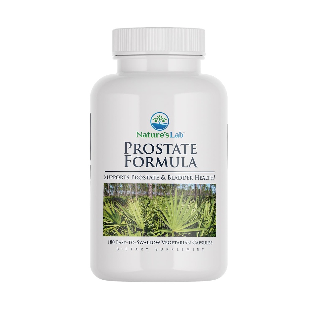 Naturens Lab Prostate Formel - Stöder Prostata och Bladder hälsa - 180 kapslar
