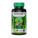 Vitamin D3 K2-5000 IE D3 & 100 mcg K2 MK-7 - Stöder ben, hjärta och immunhälsa - K2 D3 Vitamin Supplement - 120 Softgels, 4 månaders leverans