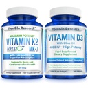 Vitamin D3 4000 IE & Vitamin K2 MK7 100 mcg Tillskott
