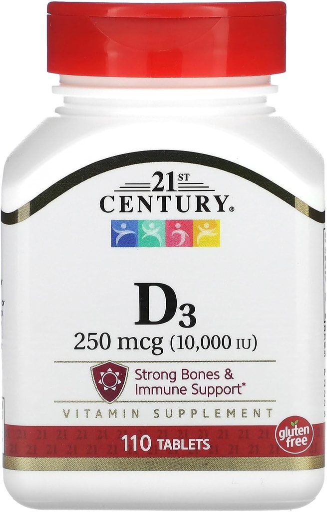 21st Century D3 10 000 Iu Tablets, 110 greve (27504)