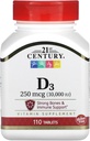 21st Century D3 10 000 Iu Tablets, 110 greve (27504)