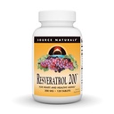 Källa Naturals Resveratrol 200 för hälsosam åldrande *, 200 mg - 120 tabletter