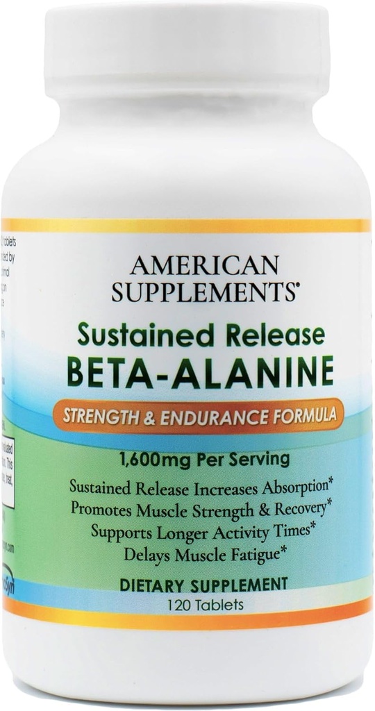 Hållbar frisättning Beta-Alanine-Strength & Endurance Formel-1 600 mg 120 tablett
