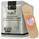 Herbal Period Heat Patches, Tailored for Low-Normal Flow (10 Pack) - 8hr Long-Lasting, Drug-Free Heating Patch for Menstrual Cramps, Bloating & Back Tension - Skin-Safe, Strong Hold, On-The-Go Relief