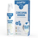 Curcumin Oral Spray - En naturlig blandning med Curcumin, Piperine, Ginger Extract, Punch Tulsi och Manuka Honey | 30ml 1 fl. oz | 60 Days Supply