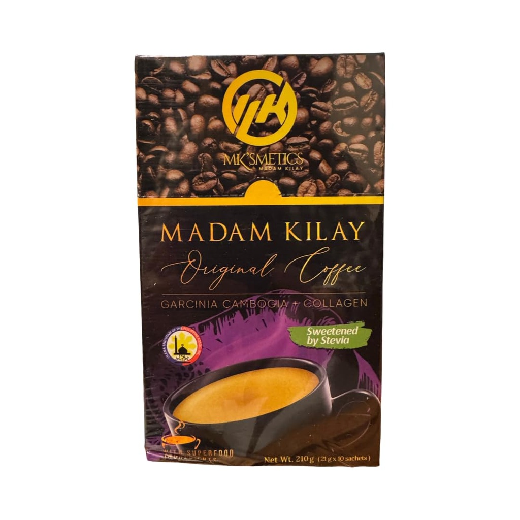 Slimming-K Coffee av Madam kilay, Fat Burner + Collagen (21g), 10 greve (Pack of 1)
