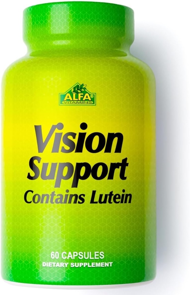 ALFA VITAMINS Vision Support 60 Capsules - Näringsstöd för hälsosamma ögon