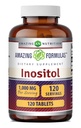 Fantastiska formler Inositol tabletter tillägg | 1000 Mg per portion | Vitamin B8 | Icke-GMO | Glutenfri | Tillverkad i USA (1 Pack, 120 greve)