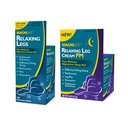 MagniLife Relaxing Legs 125 greve löser tabletter som kopplar tillbaka Leg Cream PM 4oz Jar Restless Legs