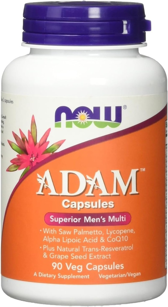 Nu livsmedel ADAM Superior Mens Multiple Vitamin 90 vcaps