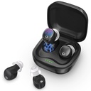 Hörapparater,laddningsbara hörapparater för seniorer vuxna med Touch Volume Control, 16-Channel Digital Hearing Amplifier med bullerreducering,Comfort Invisible Fit