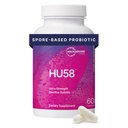 Microbiome Labs HU58 Bacillus Subtilis Probiotics for Women and Men - High Potency Spore Probiotic för Digestive Health & Immune Support - Dagliga kapslar med 10 miljarder CFU (60 kapslar)