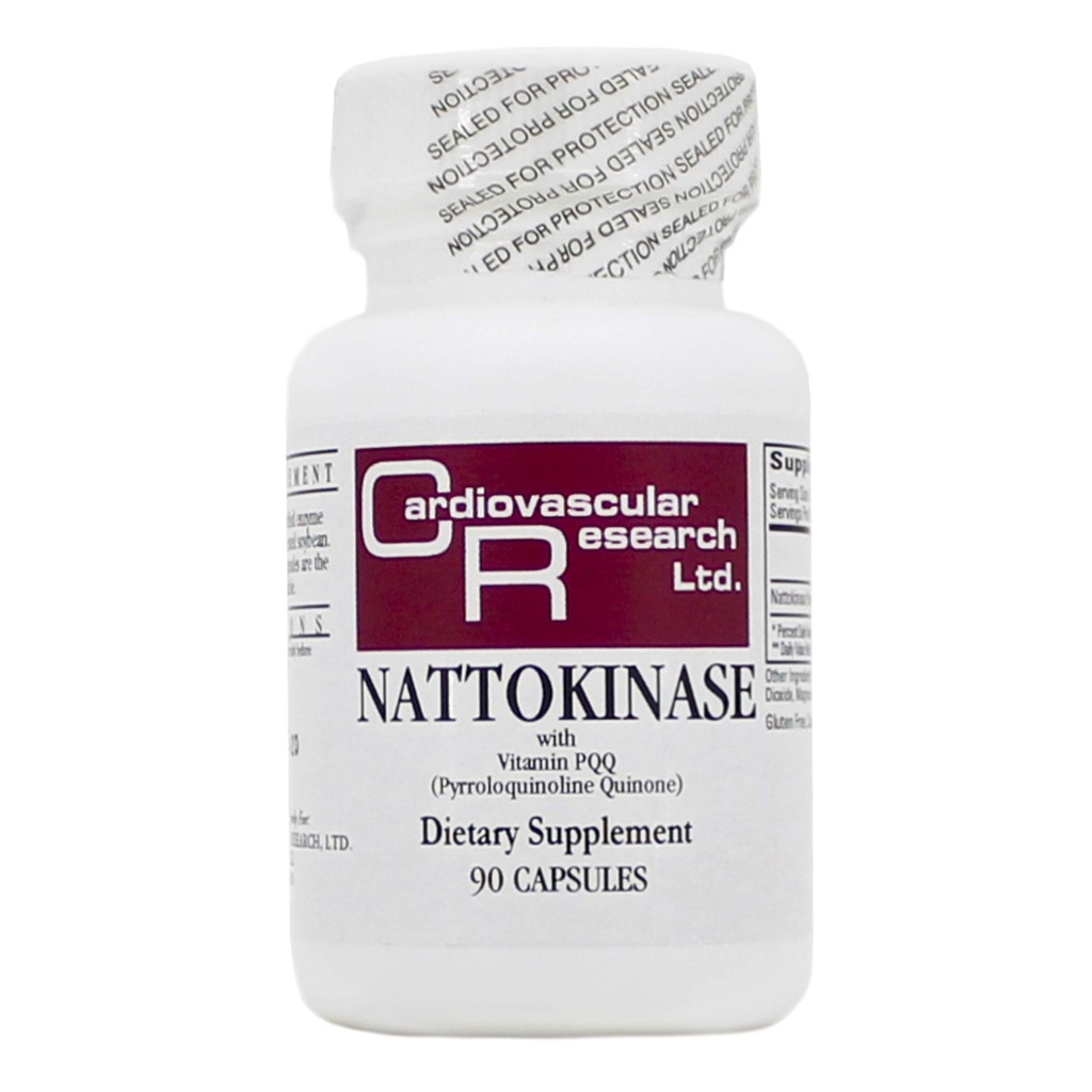 Nattokinase 50mg/1000FU 90 kapslar - 2 Pack - Ekologiska formler/Cardiovaskulär forskning