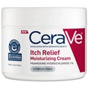 CeraVe Moisturizing Cream for Dry Skin Relief, 12 Ounce, Fragrance Free Cream med Pramoxine för Itch Relief