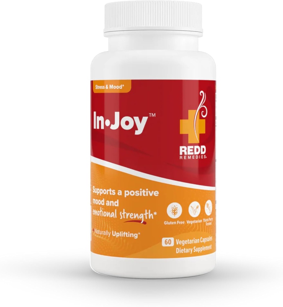 Redd Remedies, i glädje, stöder humör och emotionell styrka, 60 tabletter