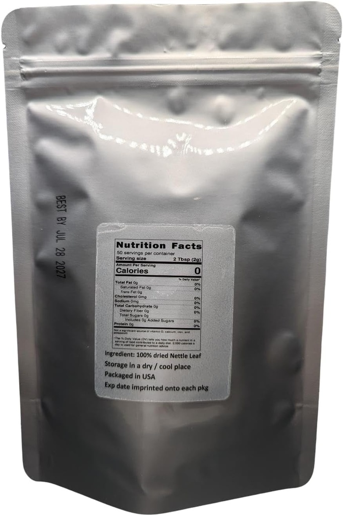 Nettle Leaf - Urtica dioica Dried Loose Leaf 100% från naturen (1 oz)