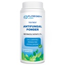 Puregen Labs Antifungal Powder med 2% Miconazole Nitrate för vanliga svampinfektioner inklusive atletens fot, Jock Itch och Ringworm, Talc Free, 3 oz (85g)