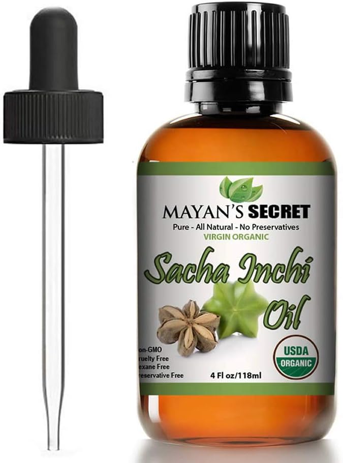 Mayans Secret Sacha Inchi Oil - USDA Certified Organic Omega-3-6-9