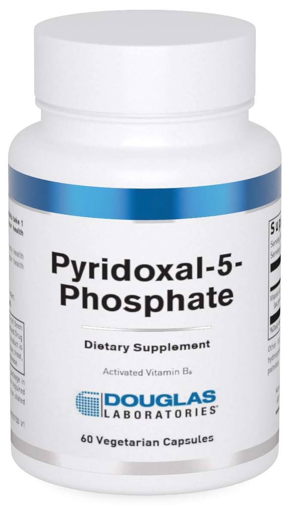 Douglas Laboratories Pyridoxal-5-fosfat (50 mg.) | Vitamin B6 för att stödja neurologisk hälsa och kardiovaskulärt system | 60 kapslar