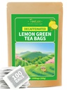TeeLux Decaf Lemon Green Tea, Smooth Decaffeinated Green Tea med uppfriskande citron Aroma & smak, 100 greve