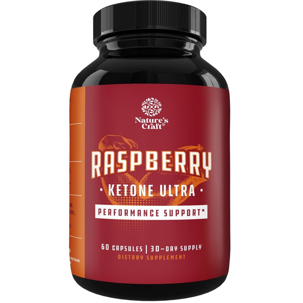 Blandning av Raspberry Ketones, Green Tea Extract och African Mango - Förlora vikt snabbare - Potent Ingredienser för att Snabba Viktminskning, Suppress Appetite & Burn Fat - 60 kapslar