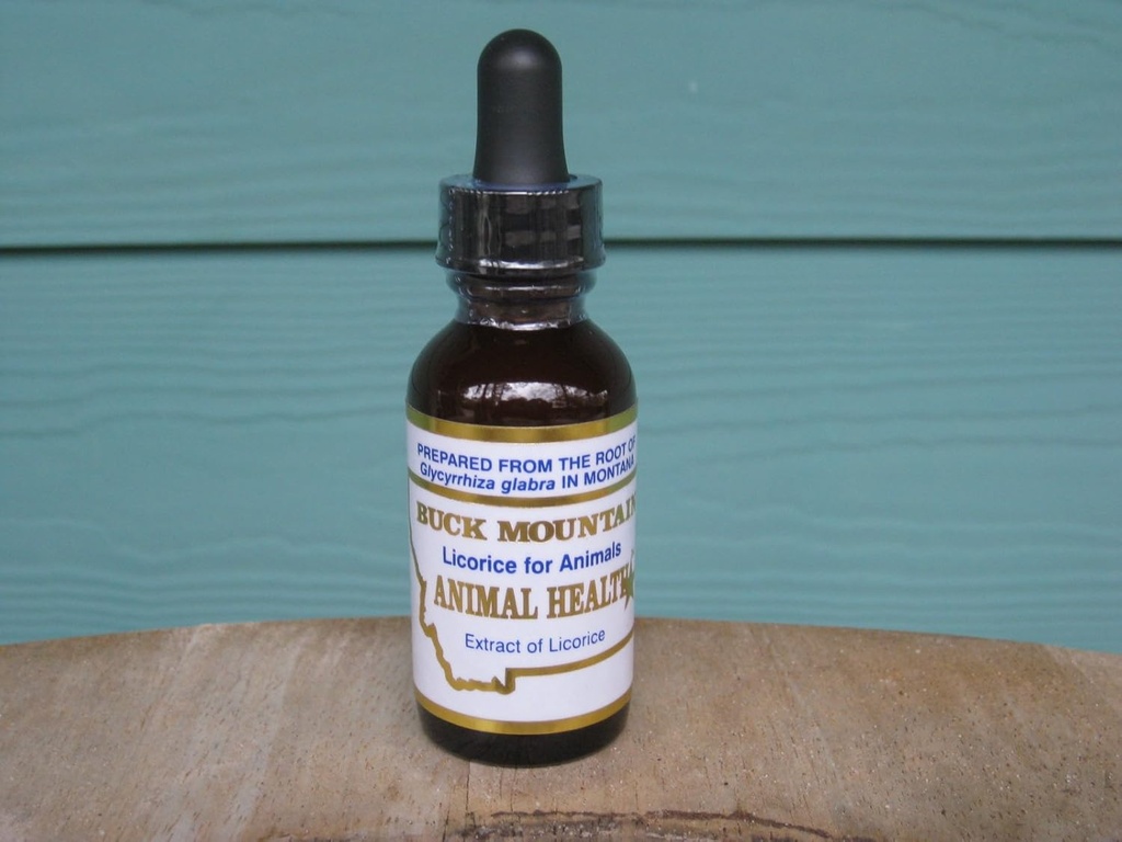 Buck Mountain Licorice Tincture för djur - 1ounce av Carols Pet Cafe och bortom
