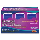Ohm Omeprazole 20mg, 42 fördröjda-släpp tabletter, sydreducer för frekvent Heartburn, 24-timmars Relief Heartburn Medicine, hjälper till att lindra mage och bröstbesvär (6 veckors leverans, 42, greve)