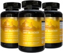 DHT Blocker för män och kvinnor, Gluten-Free Formula, Saw Palmetto, Stinging Nettle, Green Tea, Pygeum Bark & Pumpkin Seed | Hårtillskott för hårväxt, 60 greve, Pack av 3