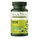 Banyan Botanicals Neem tabletter - Organic Neem Leaf (Azadirachta Indica) - Stöder Naturavgiftning, Hälsosam hud och immunhälsa * - 90 tabletter - Icke-GMO Sustainably Sourced Vegan