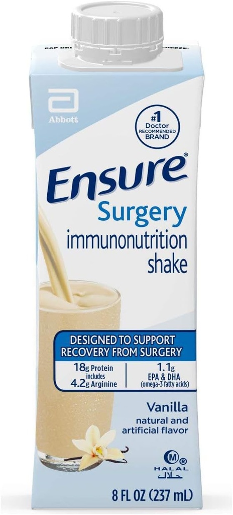 Säkerställ kirurgi Immunonutrition Shake, Vanilla, 8 fl oz, 15 greve