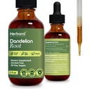 Dandelion Root 4 fl oz Liquid Extract - Natural Herbal Supplement för rengöring, Digestive Function & Immunity - Organic Taraxacum officinale - Family Size - High Potency Drops - 90-Day Supply