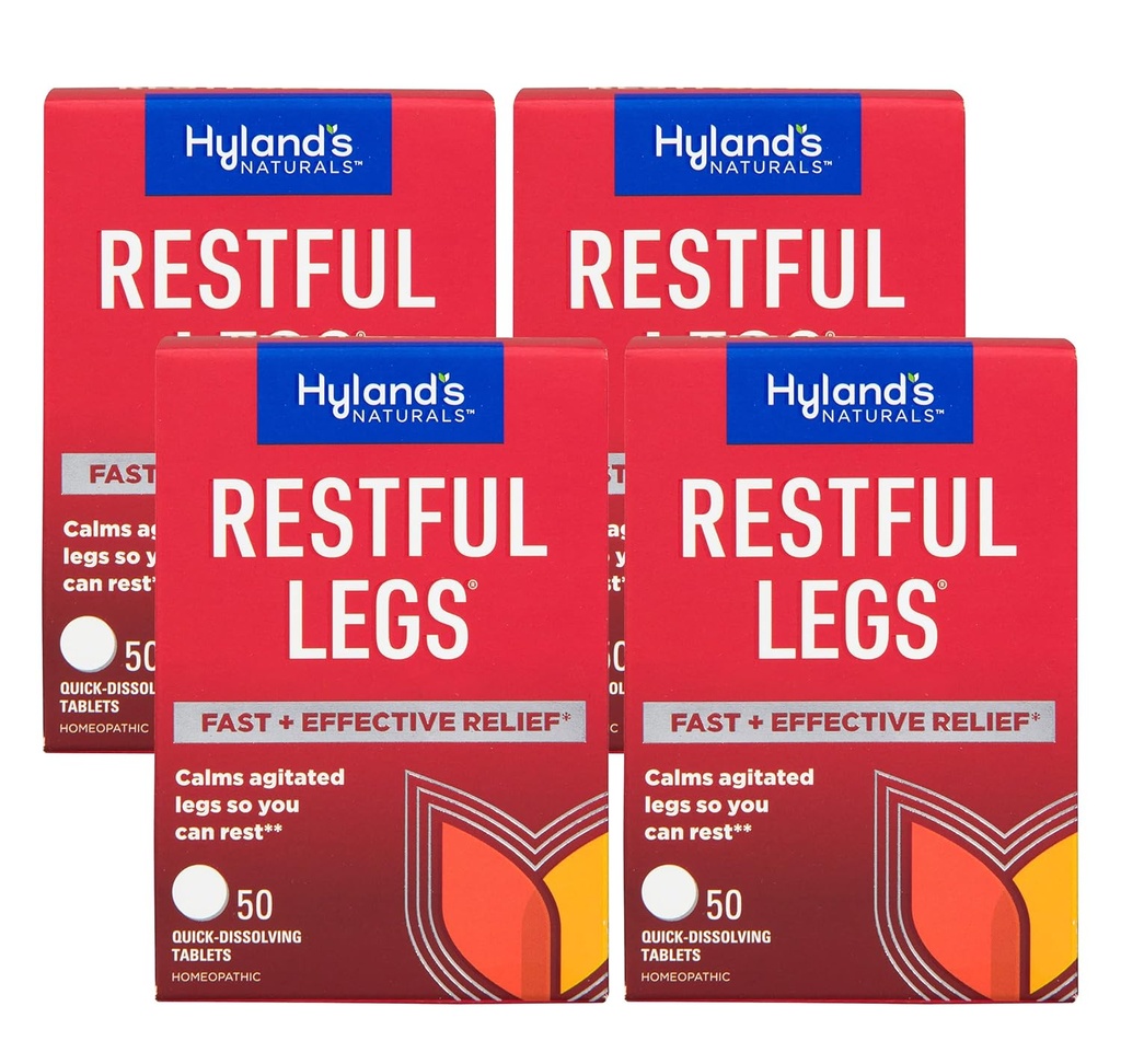 Hylands Restful Legs Tablets 50 ea (Pack of 4)