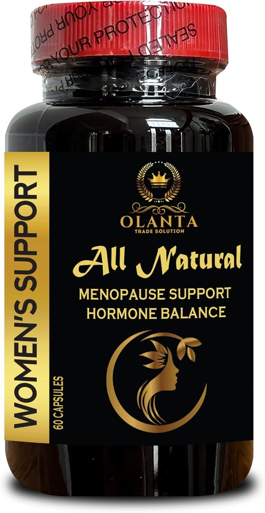 Klimakteriet Support Supplement - Naturlig klimakteriet Supplement för kvinnor, Premenopausal Supplement, Blend innehåller standardiserade växtbaserade extrakt - 1 flaska 60 kapslar