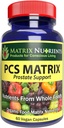 PCS Matrix - Lägre PSA-nivåer för hälsosam prostata - 100% naturliga ingredienser: Saw Palmetto, Rabdosia, Scute, Plantago Focium, Chrysantaomum, Ganoderma, Lotus Seed - Vegan Capsules (60ct)