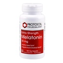 PROTOCOL FÖR LIFE BALANCE Melatonin Extra Styrka - 10 mg Melatonin - Sömnstöd för vuxna - Dagligt immunstöd - Pineal Gland Aid - Kosher & Non-GMO - 100 Veg Capsules