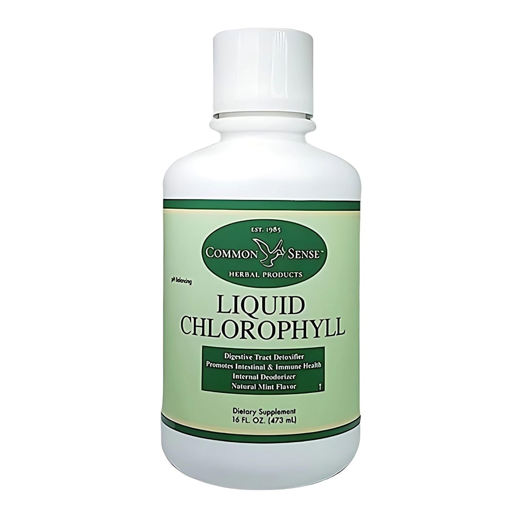 Flytande klorofyll 16oz. | Naturlig Mint smak | Immunhälsa | Intestinal Support